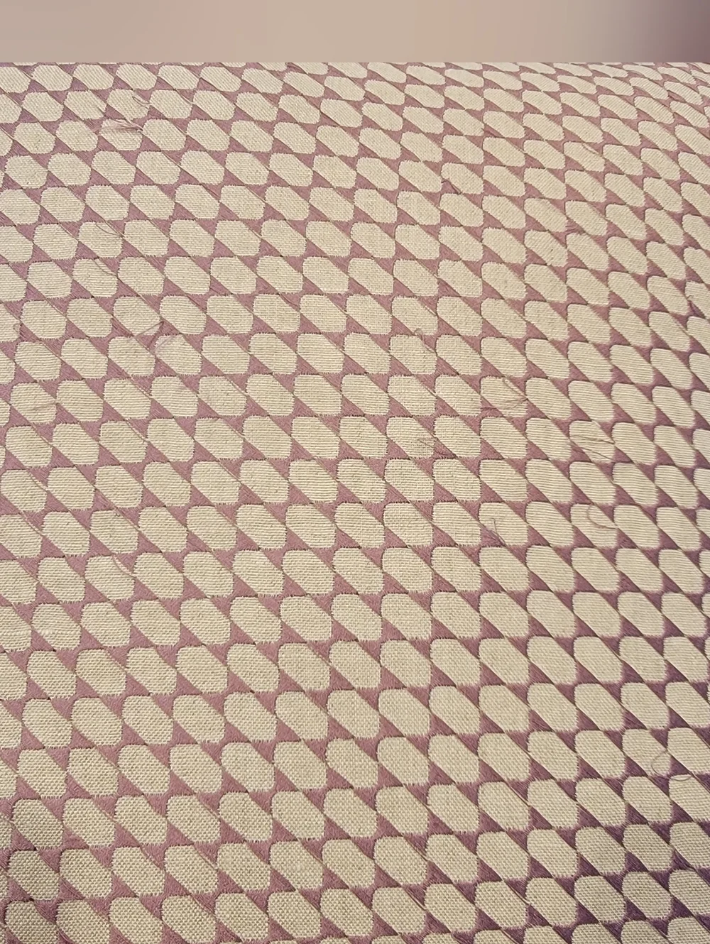 Crate & Barrel‎ Devin Pillow Cover Purple Geometric Serena & Lily Down Insert